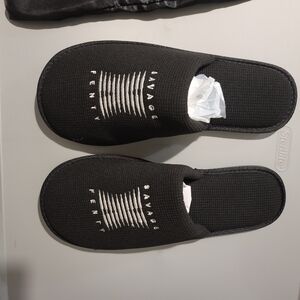 Savage X Fenty Black Slippers